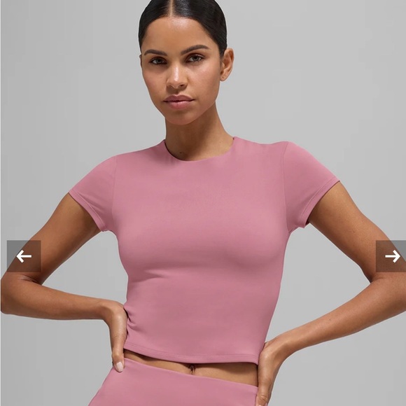 ALO Yoga Tops - Alo softsculpt precision short sleeve top , wild rose